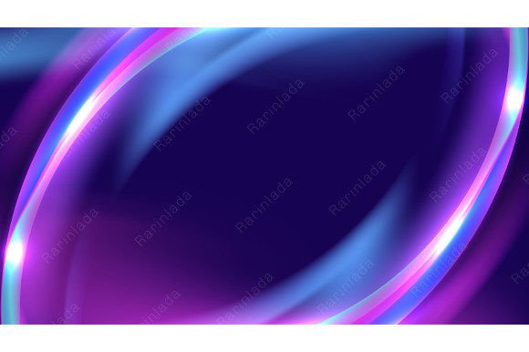 Abstract Trendy Colorful Gradient Shape