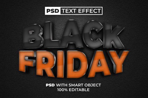 Black Friday Text Effect Style: A Powerful Tool for Creative Designers