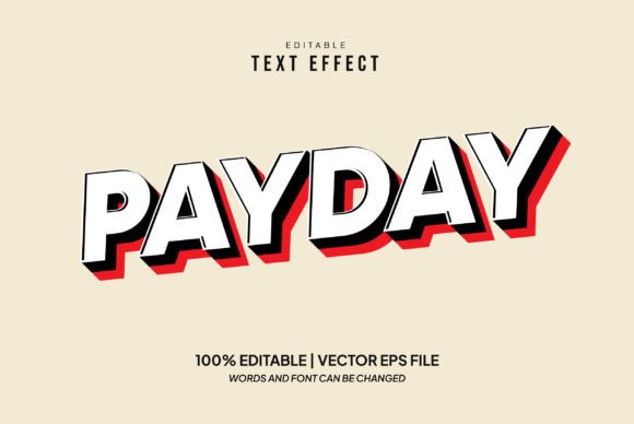 Bringing 90s Nostalgia to Life with the Payday Retro Simple Editable Text Effect