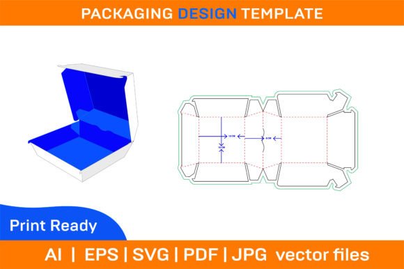 Eco-Friendly Fast Food Burger Box Template