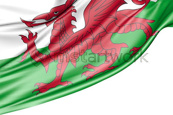 Evaluating the Wales Flag Isolated on White Background for Professional and Creative Projects