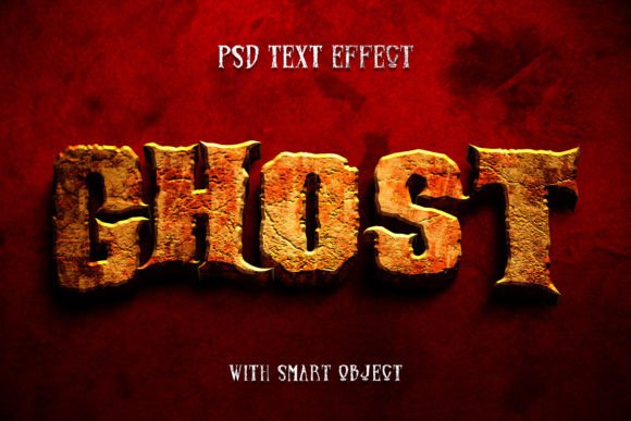 Ghost Halloween Text Effect: Spooky 3D Typography