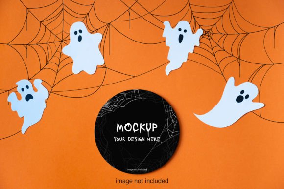 Halloween Greeting Card Mockup 7
