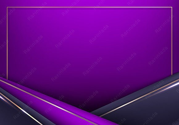 Luxury Template Purple Stripes Gold Line Guide