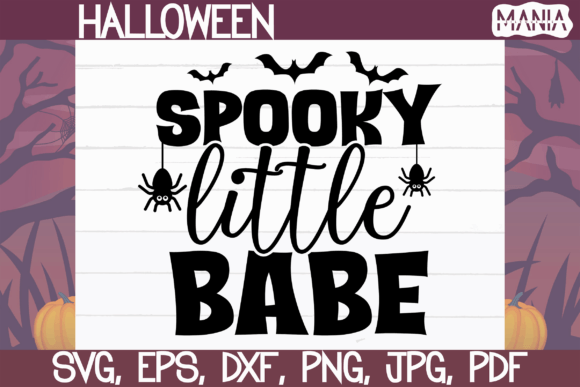 Spooky Little Babe SVG: Your Halloween Design Essential