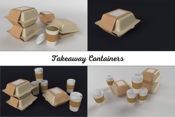 Takeaway Containers Set: A Versatile Design Resource for Modern Creatives