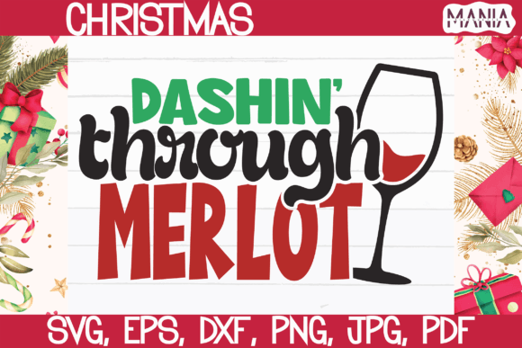 Unleashing Creativity with the Dashin Through Merlot SVG Bundle