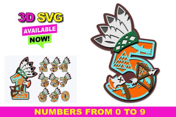 Unlocking Creative Potential with 3D Tribal Numbers for Digital Crafting