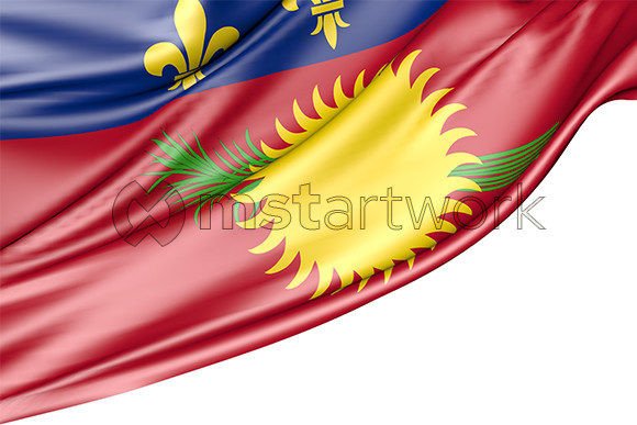 Unlocking the Potential of the Guadeloupe Flag Isolated on White Background for Modern Design