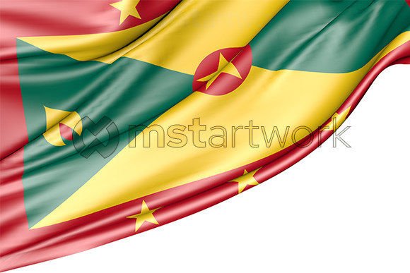 Unlocking Visual Potential with the Grenada Flag Isolated on White
